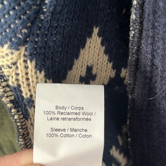 NWT Wool Sweater by Preloved - Picture 6 of 7